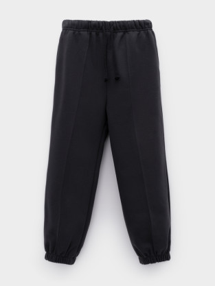 Брюки для девочки, артикул: КР 400866, цвет: темно-серый - 2 фото