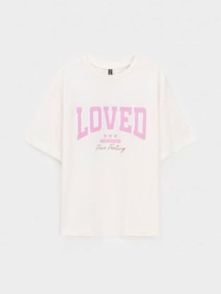 Футболка для девочки, артикул: КР 302838, цвет: светло-розовый - 2 фото