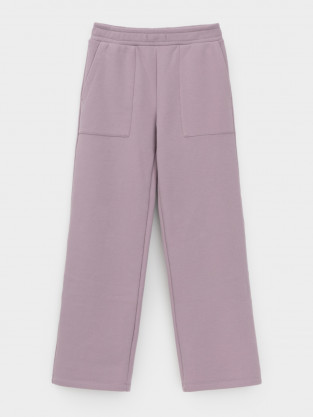 Брюки для девочки, артикул: КР 400844, цвет: фиолетовый - 2 фото